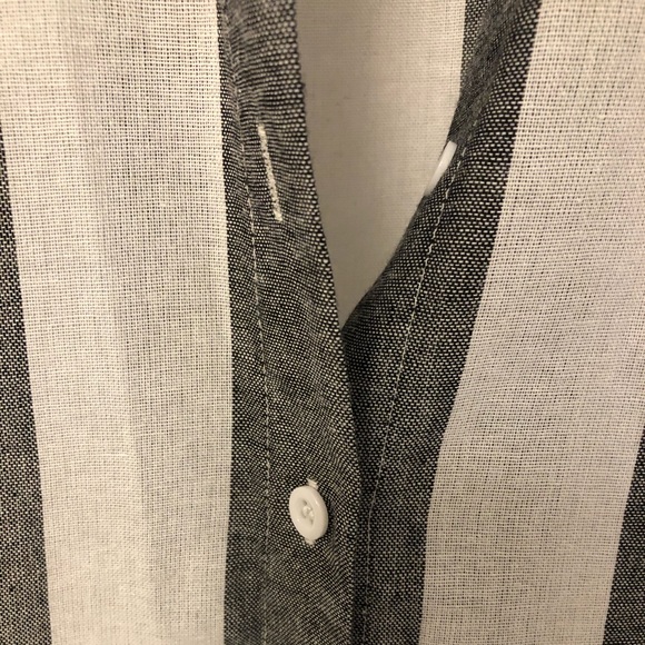 Light and Airy Striped Button Up Dress, EUC - Picture 3 of 4